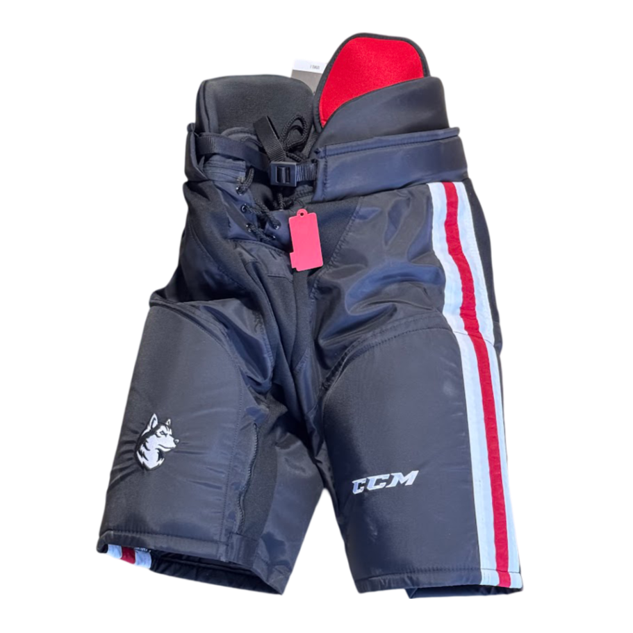 CCM - Pantalon de hockey pour femme HPWM2 NCAA Pro Stock (noir/rouge/blanc)